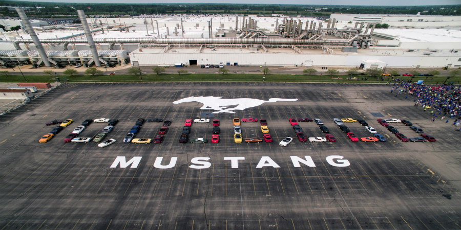 Ορόσημο παραγωγής δέκα εκατομμυρίων για το θρυλικό Ford Mustang